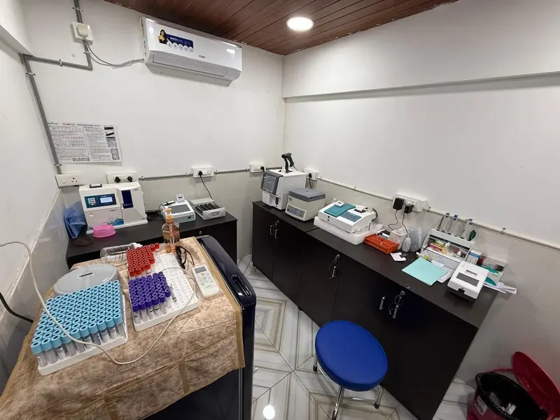 In-house Laboratory at Mahika Multispeciality Hospital, Guntur